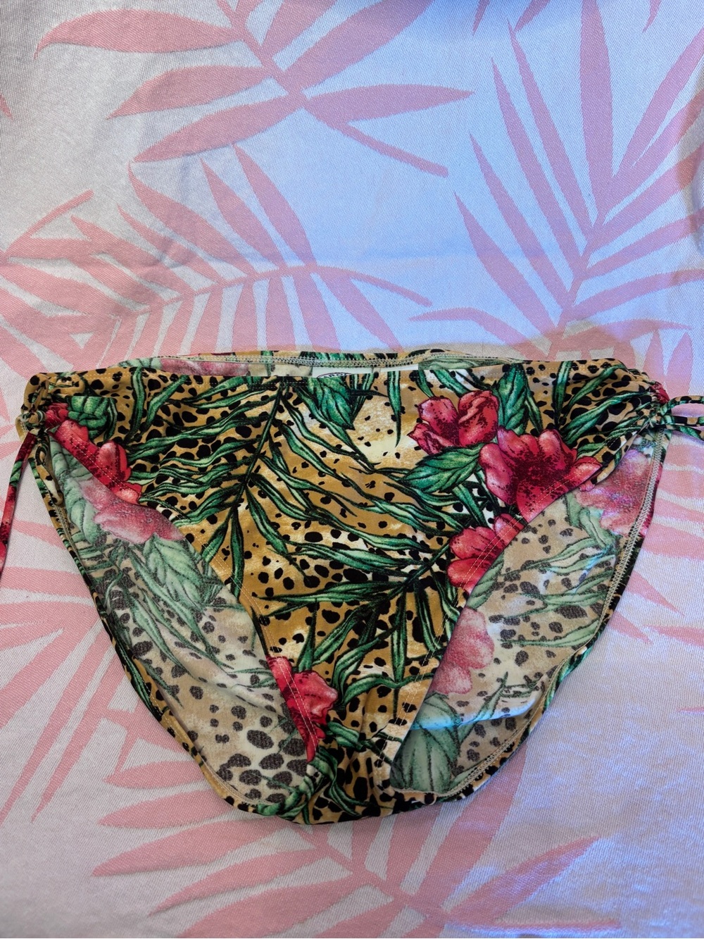 Tropical Floral Swim Bottoms in Multi-Color